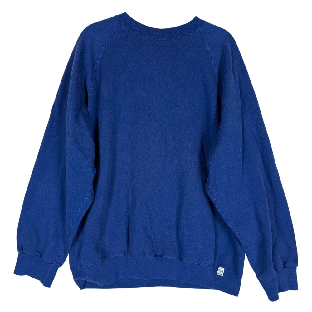Vintage Discus Athletic Sweatshirt Mens 2XL Blue Fleece Crewneck Made In USA